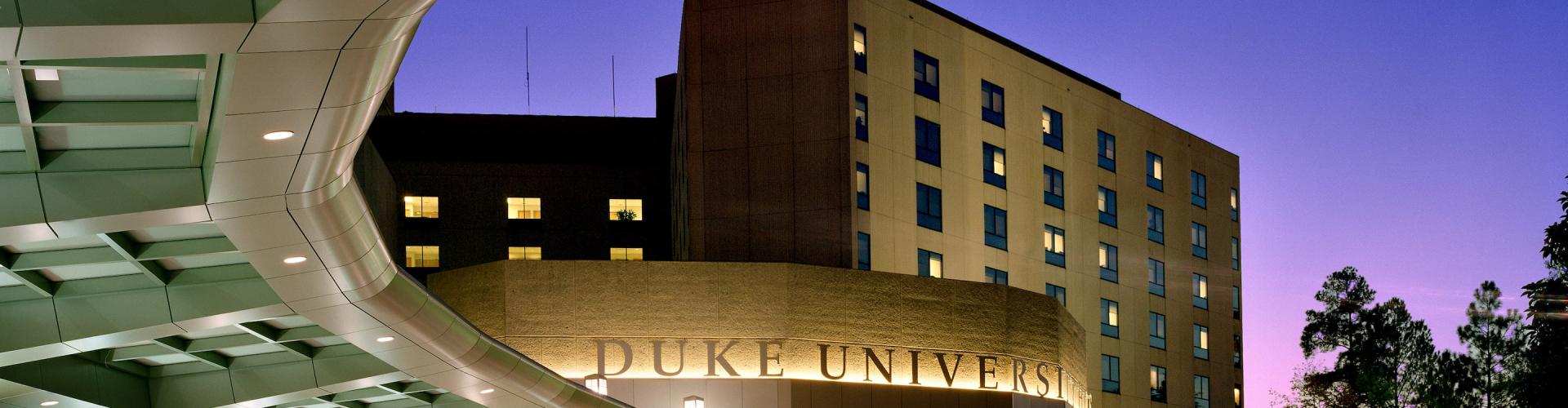 Duke Hospital at Night